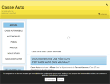 Tablet Screenshot of casseauto82.fr